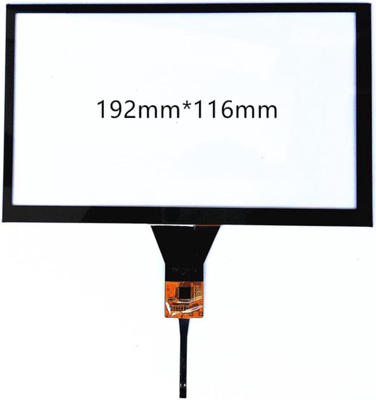 8-inch capacitive touch screen 192*116/6-wire touch screen / DVD navigation capacitive touch screen