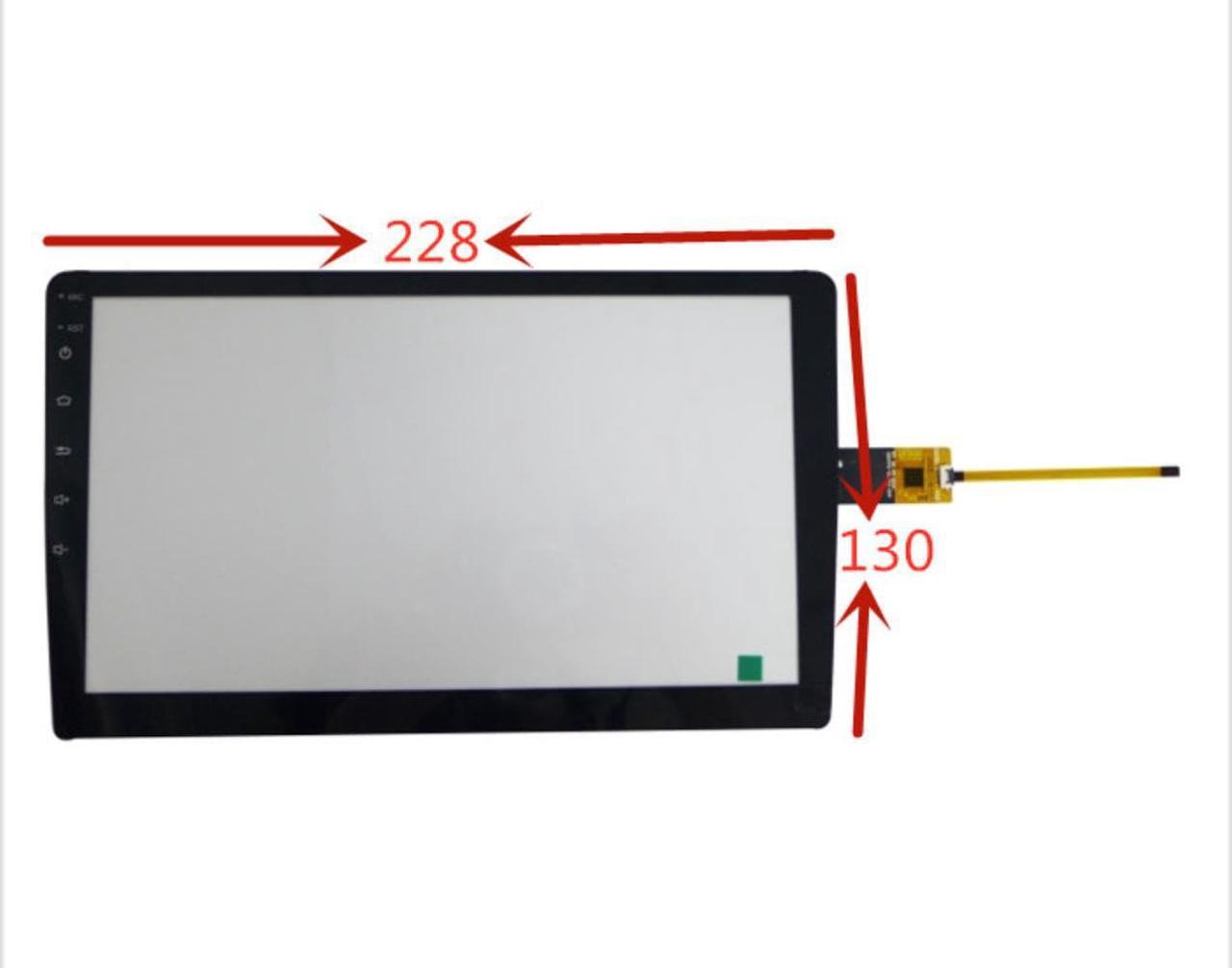 9 inch 6 line universal DVD navigation capacitive touch screen 228mm * 130mm touch screen GT911 chip