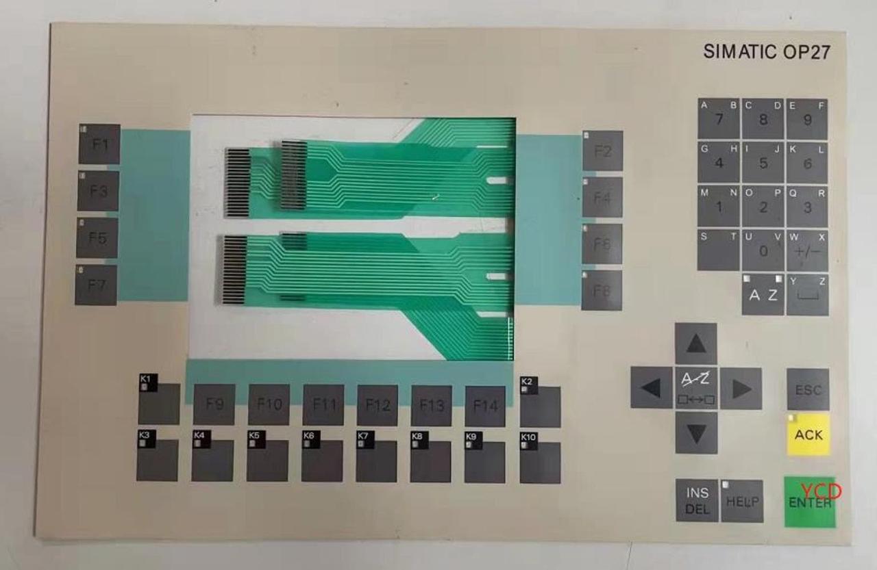 A membrane keyboard for the HMI panel touch screen of Ximen OP27 6AV3627-1JK00-0AX0 6AV3627-1LK00-1AX0