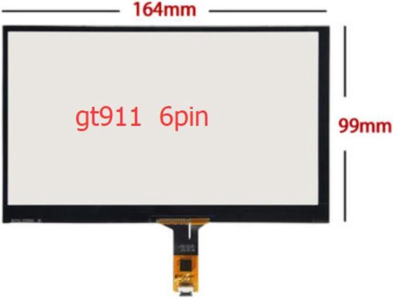 7 inch 165*100mm  164*99mm   GT911 6pin capacitive touch screen usb control card raspberry pie Windows 7 8 10 drive