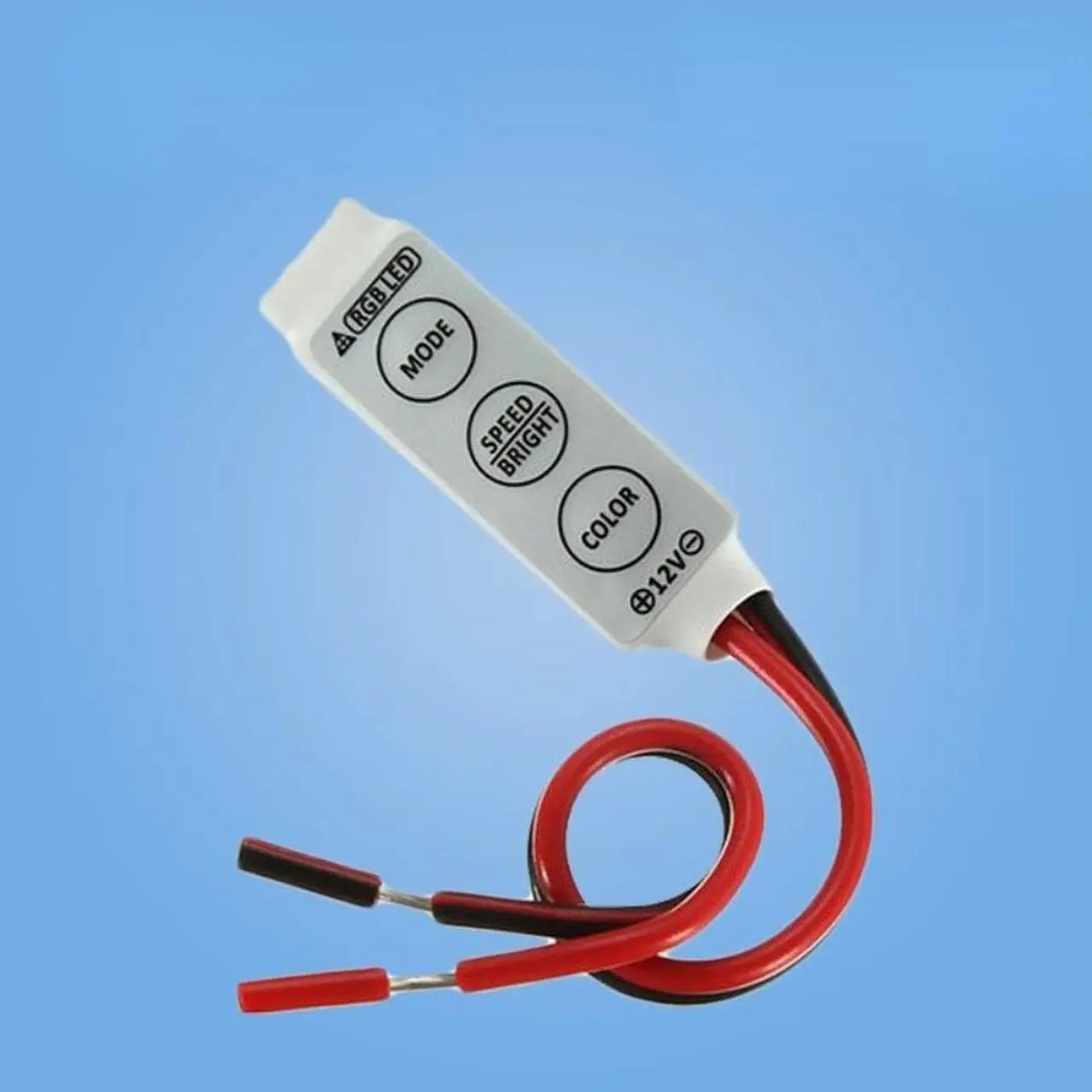 Main image of DC 12V-24V 12A 3 Key Seven-color Controller LED Rgb Mini Driver Controller Dimmer for Rgb 2835/5730 SMD LED Room Strip Lights