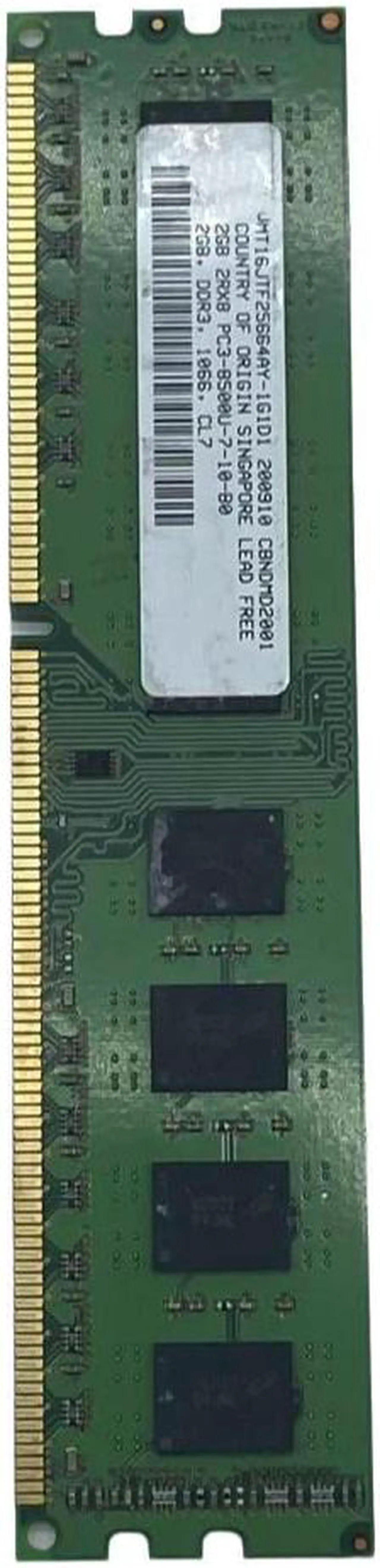 Main image of Desktop Computer Memory DDR3 PC3-8500U Fits For Micron 2GB 2R*8