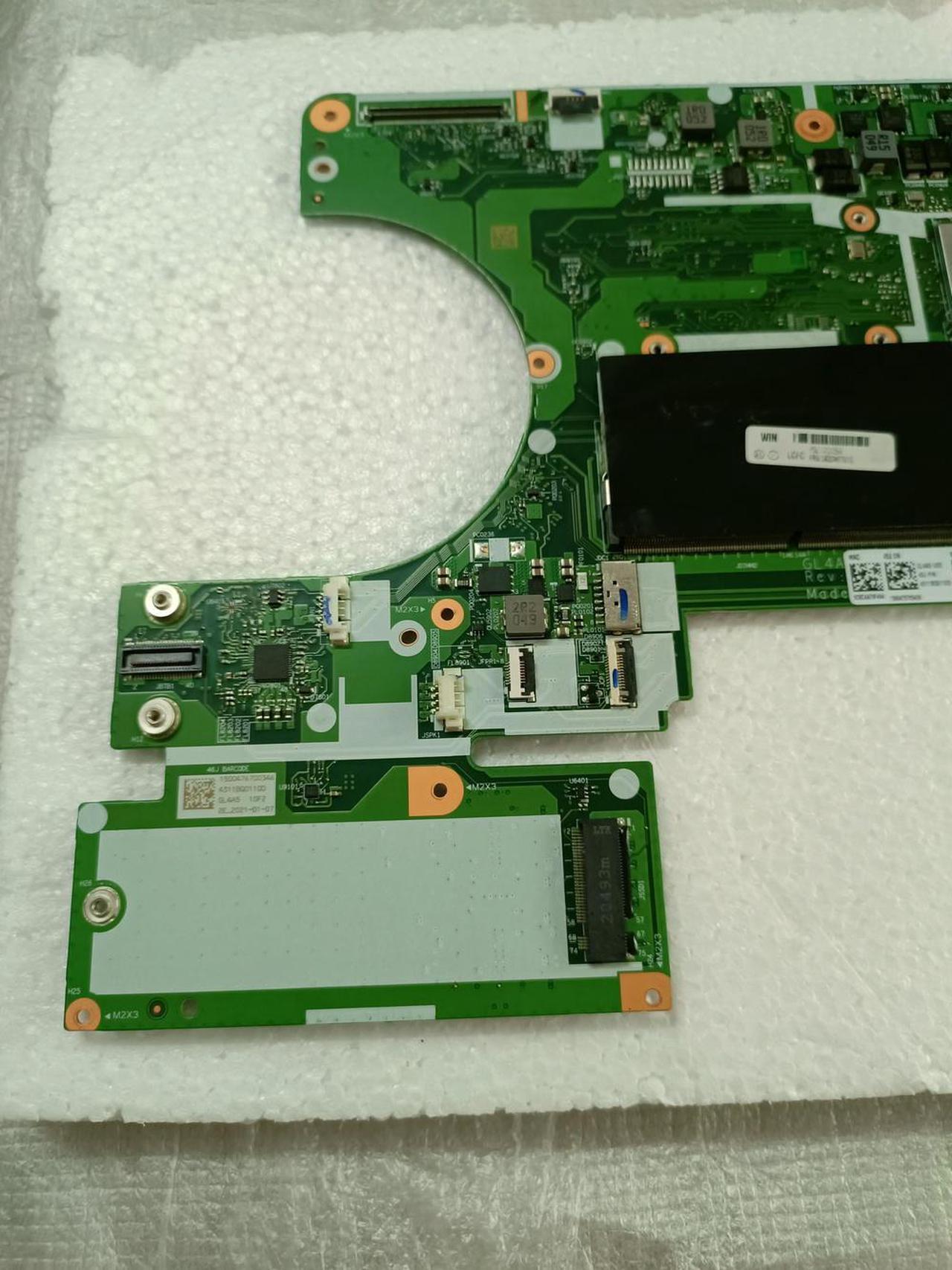 Alt view image 3 of 4 - Hot GL4A5 GL5A5 NM-C741 for L14/L15 Laptop Motherboard with CPU R5 4650U FRU:5B20W77594 5B20W77606