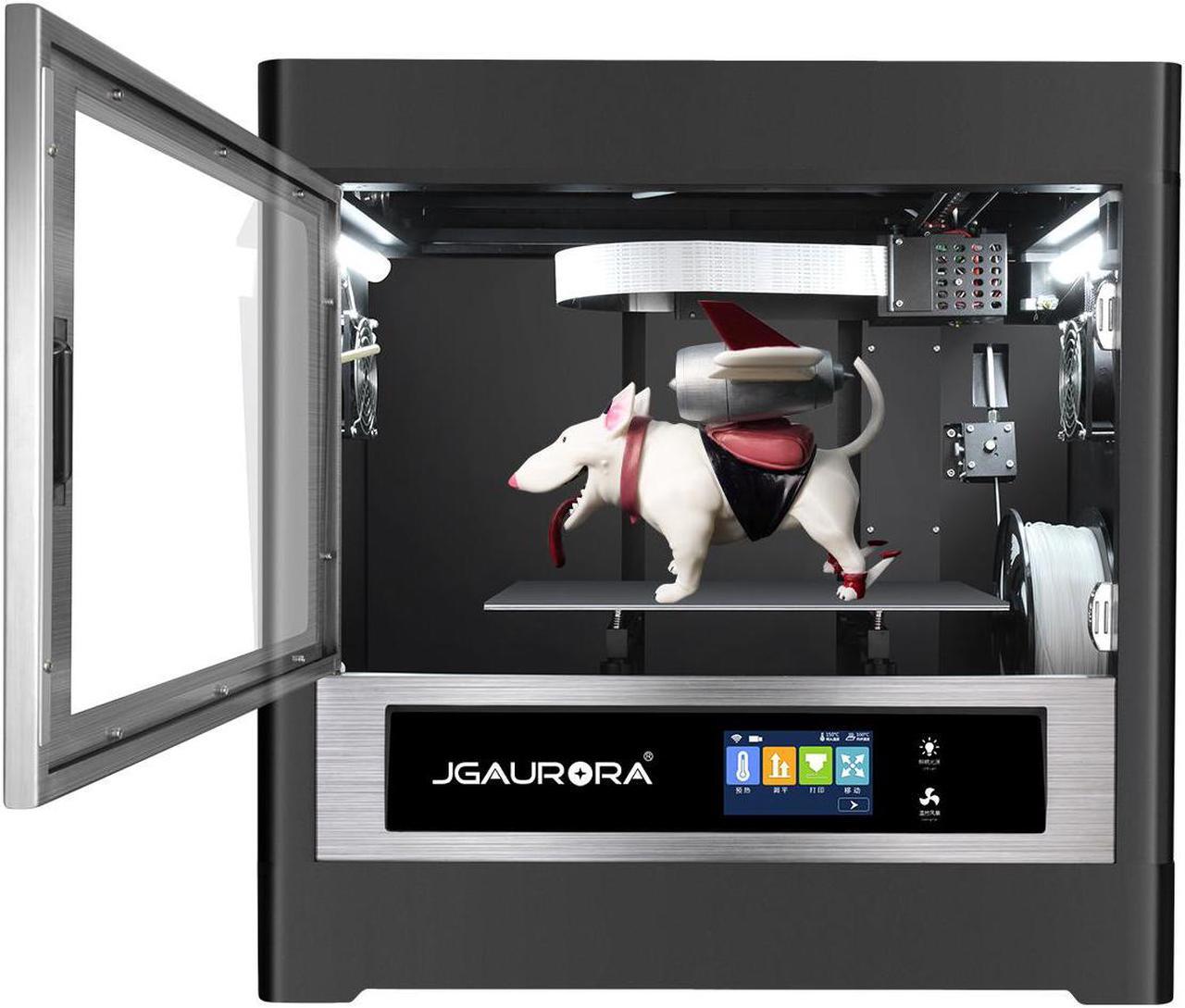 Alt view image 3 of 5 - JGMAKER Large 3D Printer A8S Extreme Precision Commercial Grade Fully Closed Metal Structure Industrial Linear Rail Ball Screw Meanwell Power Supply Build Size 350x250x300mm