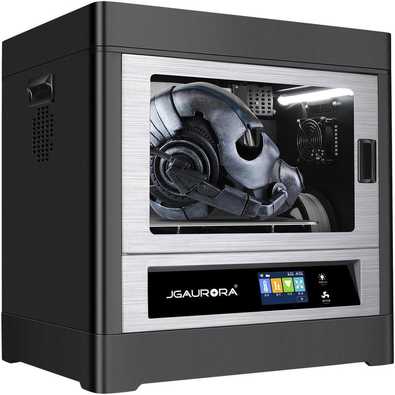 Alt view image 4 of 5 - JGMAKER Large 3D Printer A8S Extreme Precision Commercial Grade Fully Closed Metal Structure Industrial Linear Rail Ball Screw Meanwell Power Supply Build Size 350x250x300mm