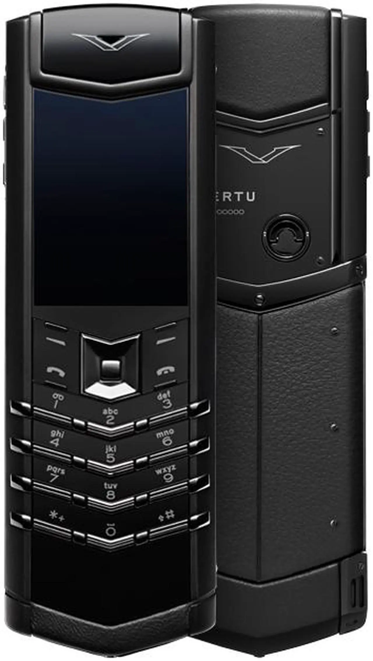 Alt view image 3 of 4 - VERTU SIGNATURE V Luxury Business Mobile Phone Pure Black