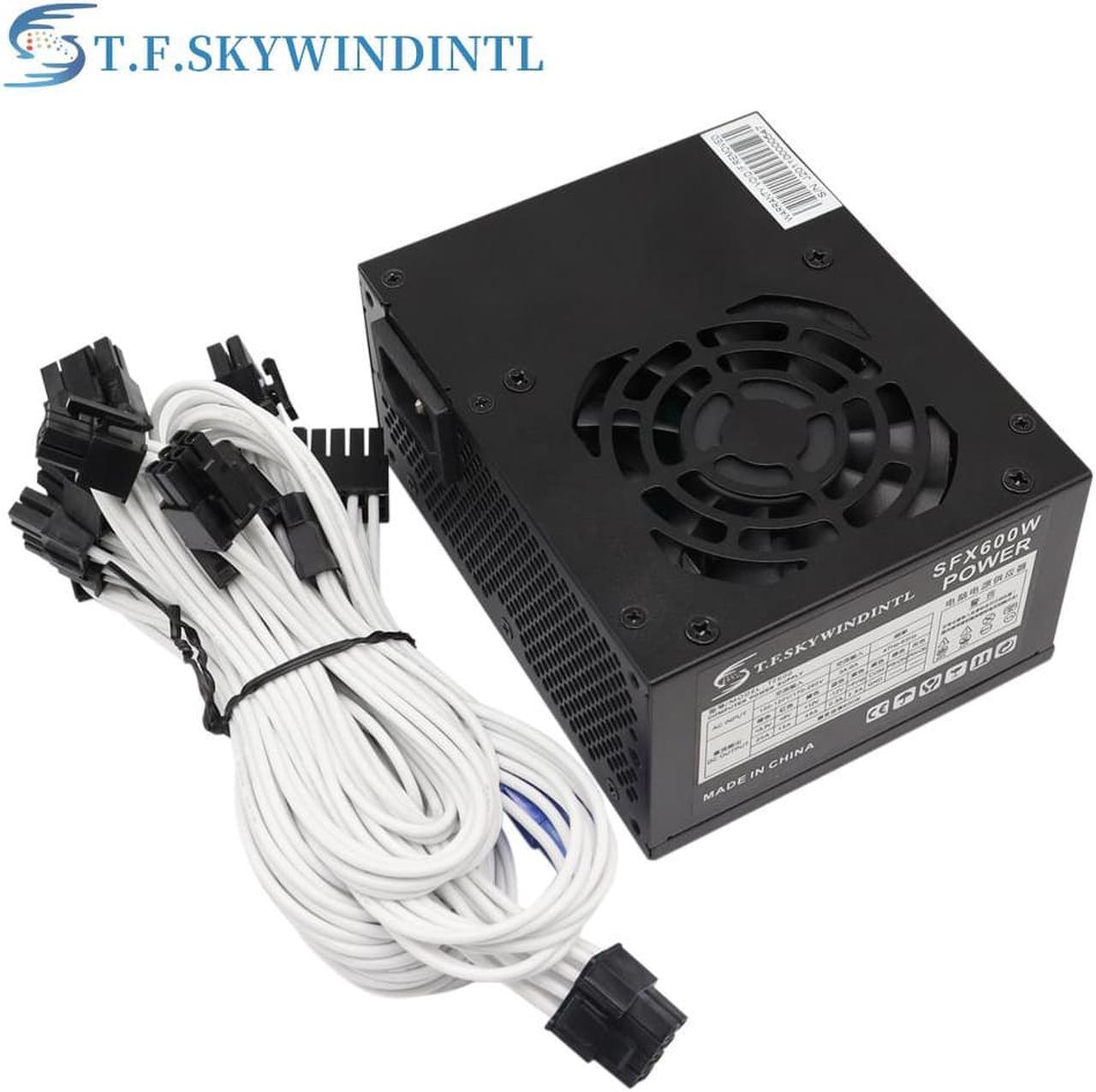 Alt view image 5 of 7 - 600W SFX PC Power Supply Fully Modular 80+ Gold PSU Silent FDB Fan Mini ITX Solution/SFX 12V / Micro ATX PSU