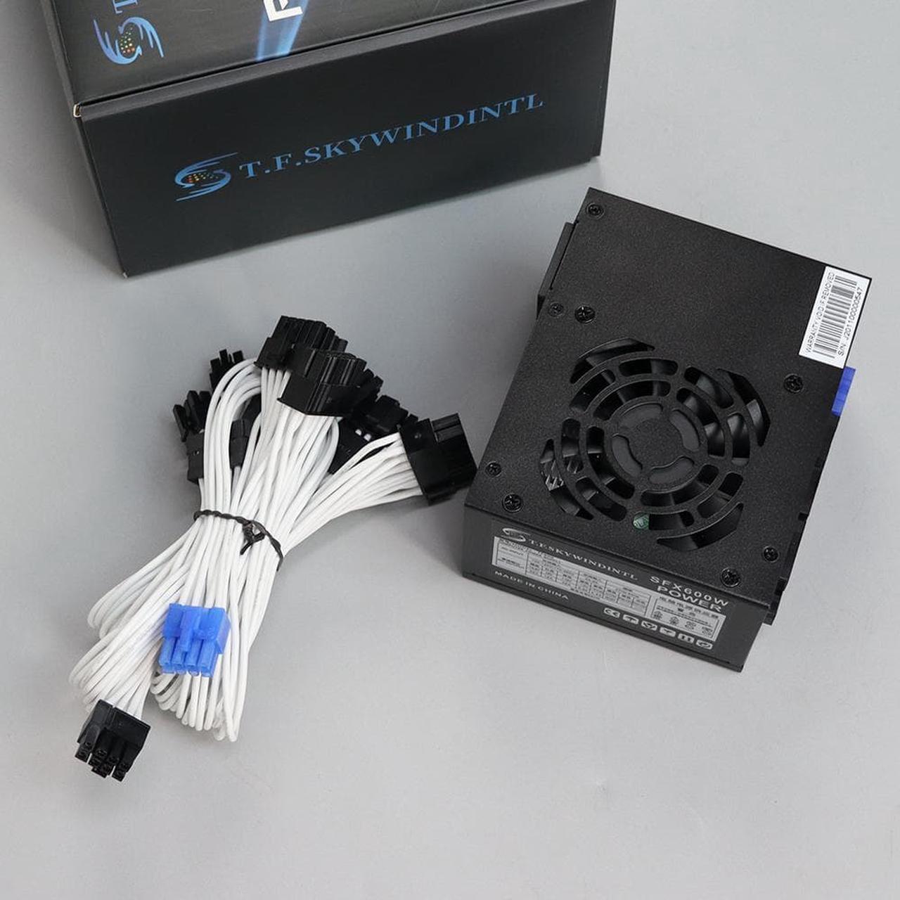 Alt view image 8 of 7 - 600W SFX PC Power Supply Fully Modular 80+ Gold PSU Silent FDB Fan Mini ITX Solution/SFX 12V / Micro ATX PSU
