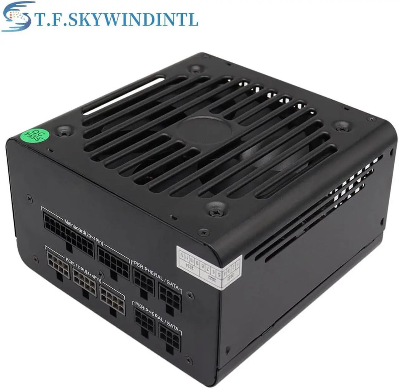 Alt view image 3 of 6 - Full Modular 700W PC PSU Power Supply Unit Gaming Quiet 120mm Fan 110V 220V ATX Desktop computer Power Supply