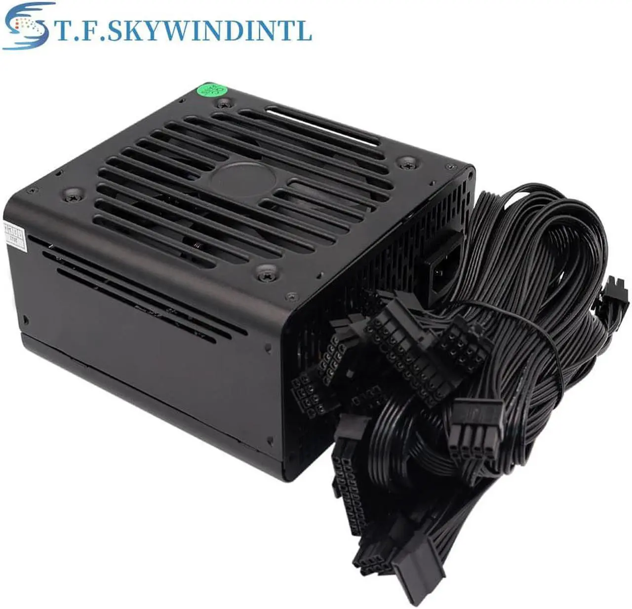 Alt view image 4 of 6 - Full Modular 700W PC PSU Power Supply Unit Gaming Quiet 120mm Fan 110V 220V ATX Desktop computer Power Supply