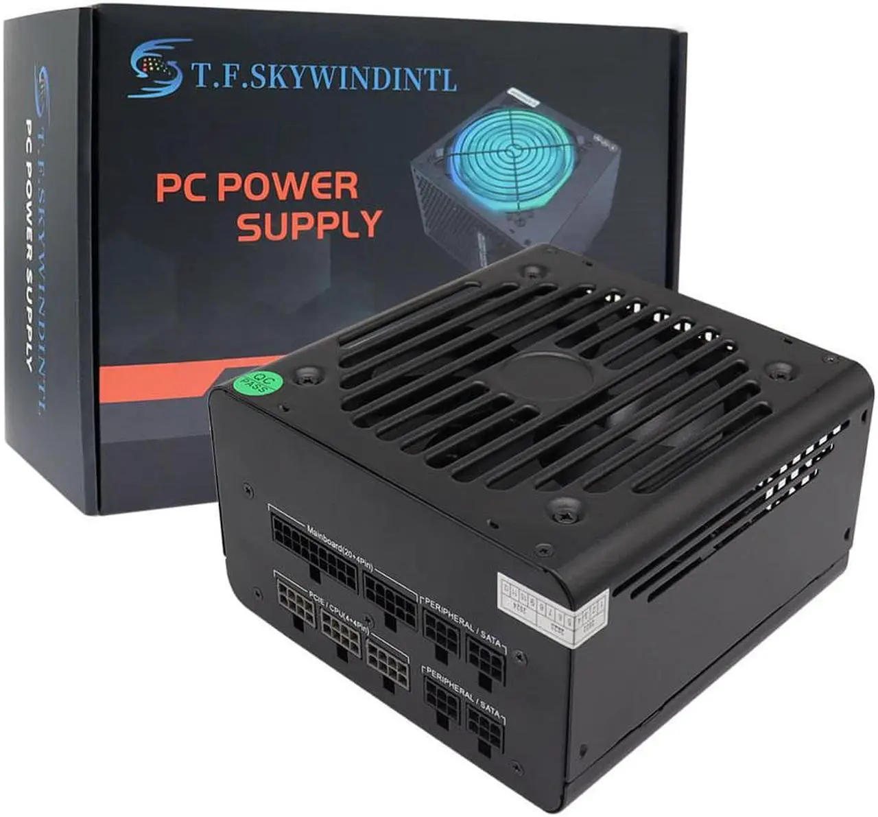 Alt view image 5 of 6 - Full Modular 700W PC PSU Power Supply Unit Gaming Quiet 120mm Fan 110V 220V ATX Desktop computer Power Supply