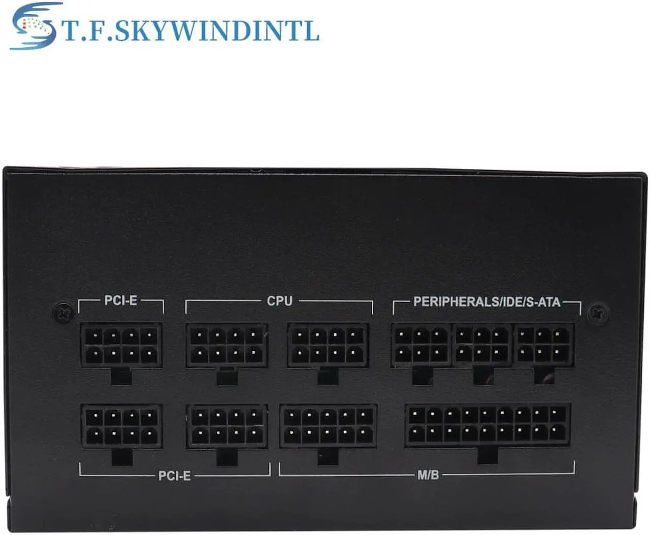Alt view image 3 of 7 - 600W Power Supply RGB Fully Modular ATX Gaming PSU Full Voltage 90-265V Active PFC with FDB Fan Multiple ARGB Light Modes for Desktop PC Server