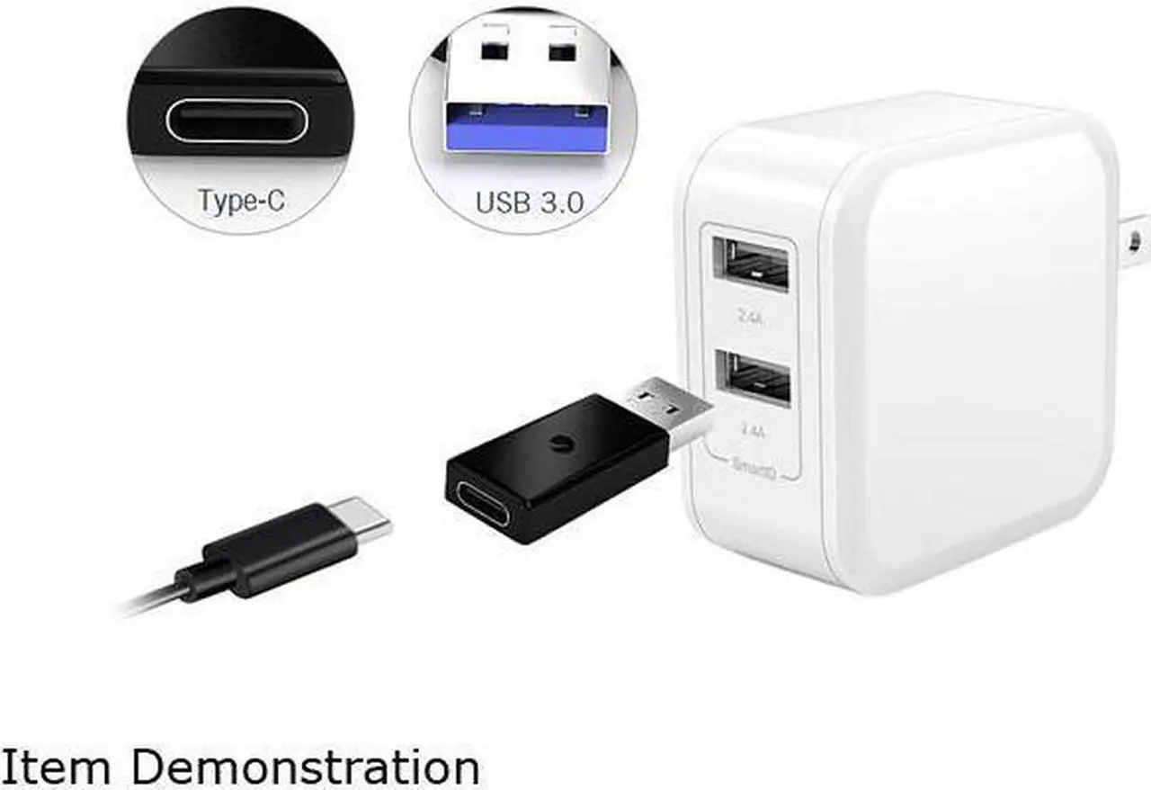 Alt view image 5 of 6 - USB C adapter 3.0 Male to USB 3.1, Type C Female to usb Male Adapter Port for Laptop Phone Black 1Pack