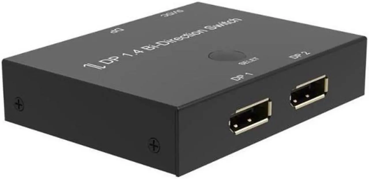 Alt view image 2 of 6 - Displayport 1.4 KVM Switch Splitter 8K@30Hz 4K@120Hz 1x2 or 2x1 Bi-direction Switch Splitter DP Converter for Source and Display