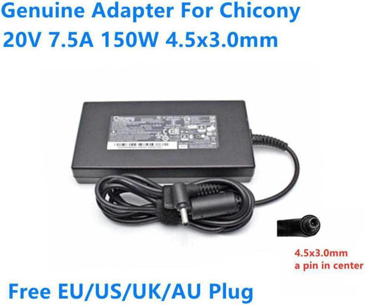 Chicony A18-150P1A 20V 7.5A 150W 4.5x3.0mm A150A039P Power Supply AC Adapter For MSI GF76 Laptop Charger