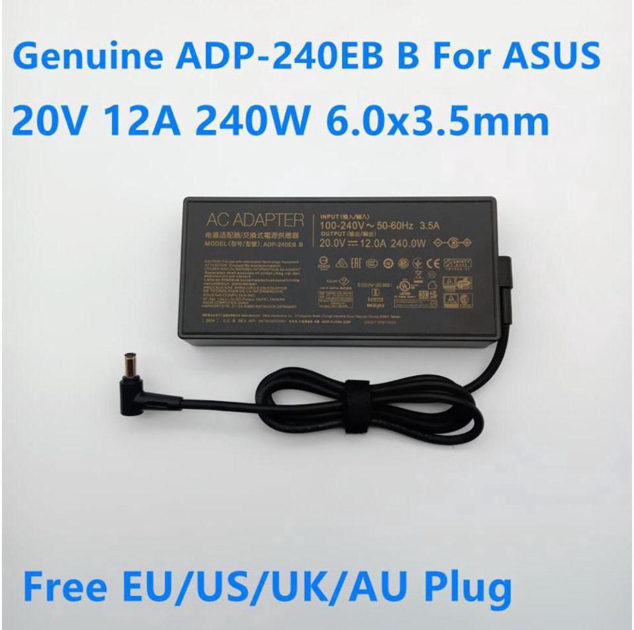 Main image of 20V 12A 240W ADP-240EB B A20-240P1A Laptop Charger AC Adapter For ASUS ROG 15 RTX2080 G733QS UX582LR Power Supply