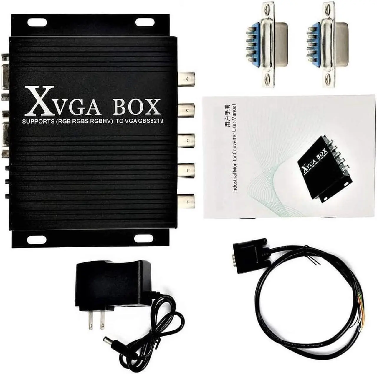 Main image of GBS-8219/GBS-8239 XVGA Box CGA EGA RGB RGB RGBHV to VGA Industrial Converter Monitor Replacement Video Intelligent Converter for FHKD (GBS-8219)