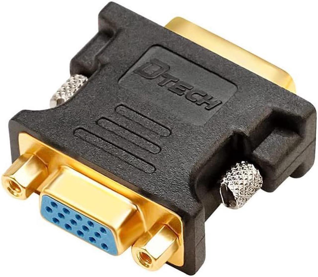 Alt view image 2 of 7 - DVI Male to VGA Female Adapter DVI-I 24+5 Port Converter