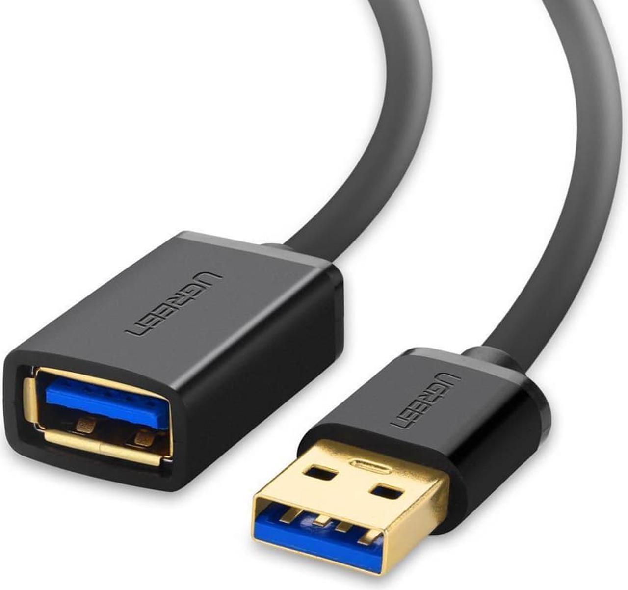 USB Extension Cable USB 3.0 High Speed Extender Cord Type A Male to A Female for Oculus VR, Playstation, Xbox,USB Flash Drive, Card Reader, Hard Drive,Keyboard, Printer, Scanner,Camera 5ft/1.5m