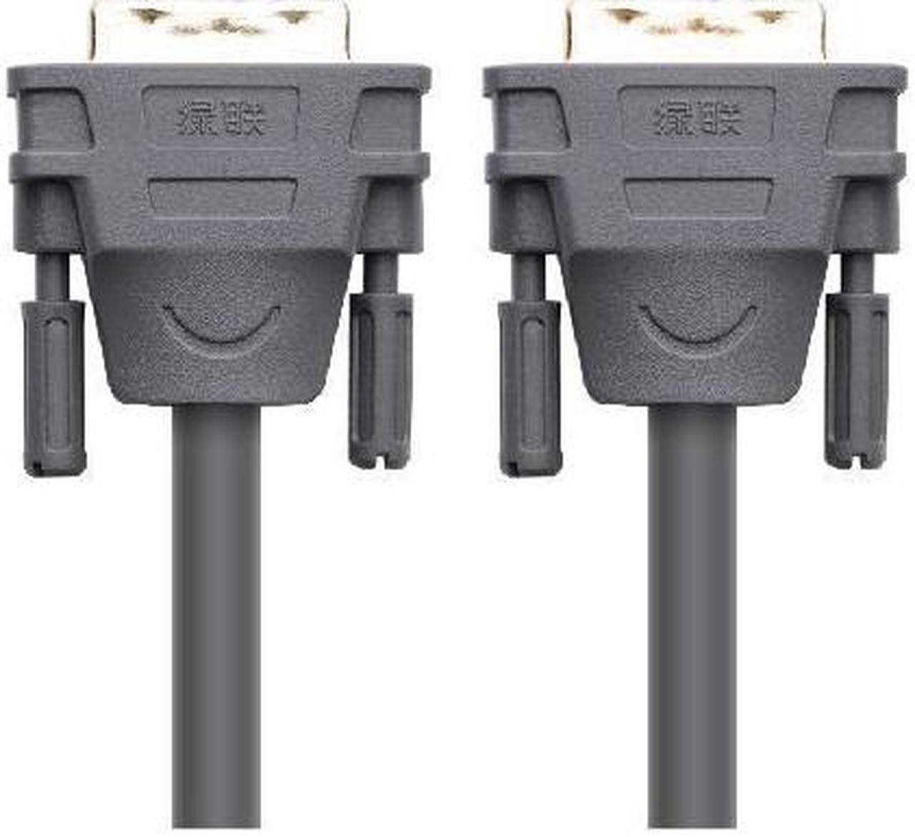 Alt view image 2 of 6 - 6.56ft/2m DVI-D(24+1) male to DVI-D (24+1)male Digital Dual Link Cable 24K gold plated