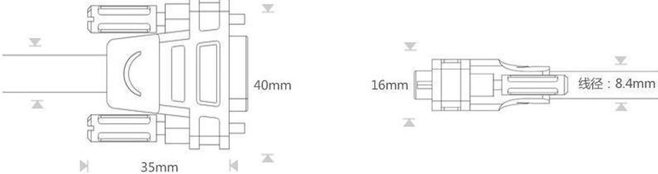 Alt view image 3 of 6 - 6.56ft/2m DVI-D(24+1) male to DVI-D (24+1)male Digital Dual Link Cable 24K gold plated