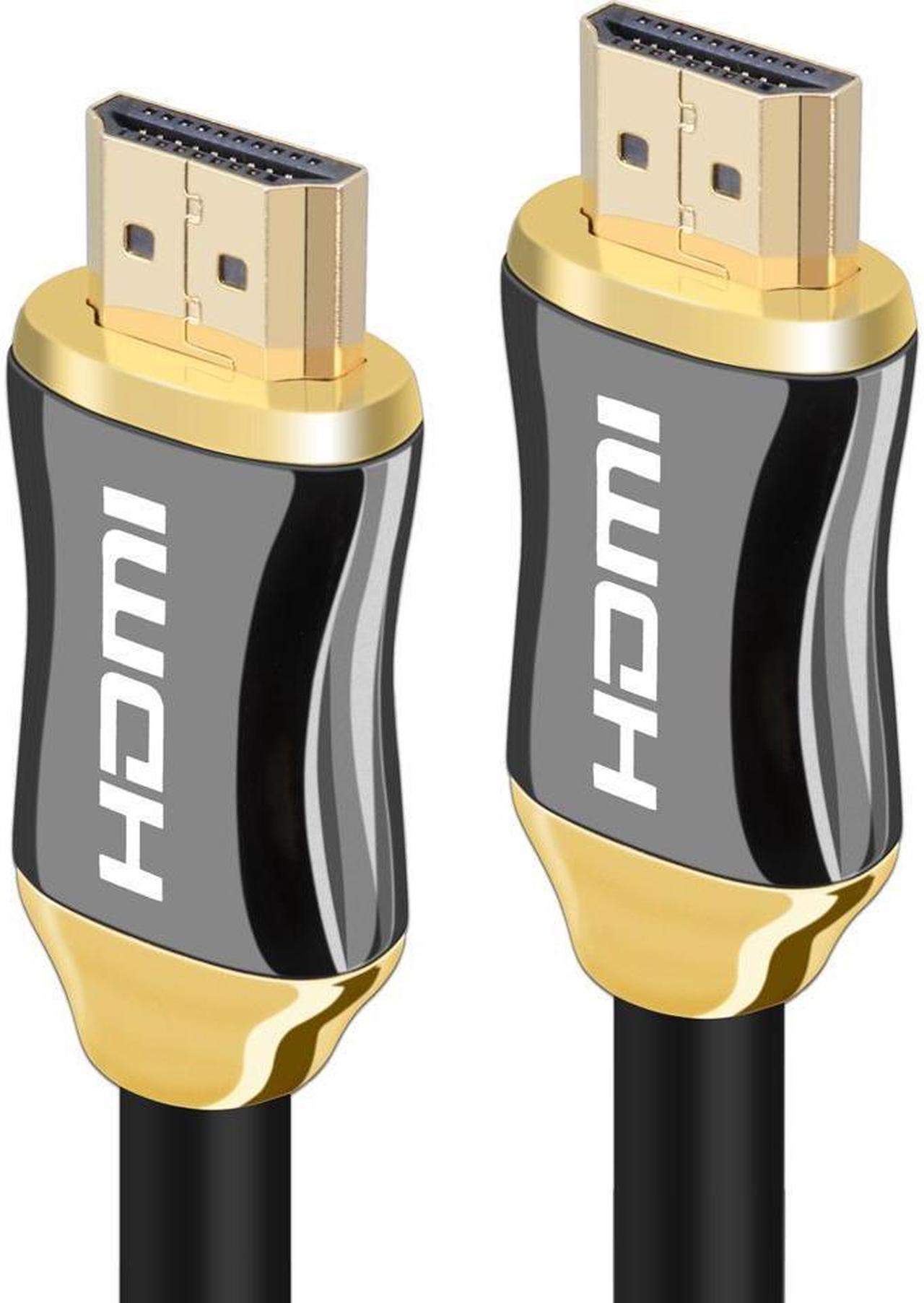 BUCIER Ultra High Speed hdmi cable 25ft 4k HDMI cables support Ethernet ,3D,4K,18gbps and Audio Return (ARC)CL3 function and with 24k golden plated connector - Full Hd [Latest Version]