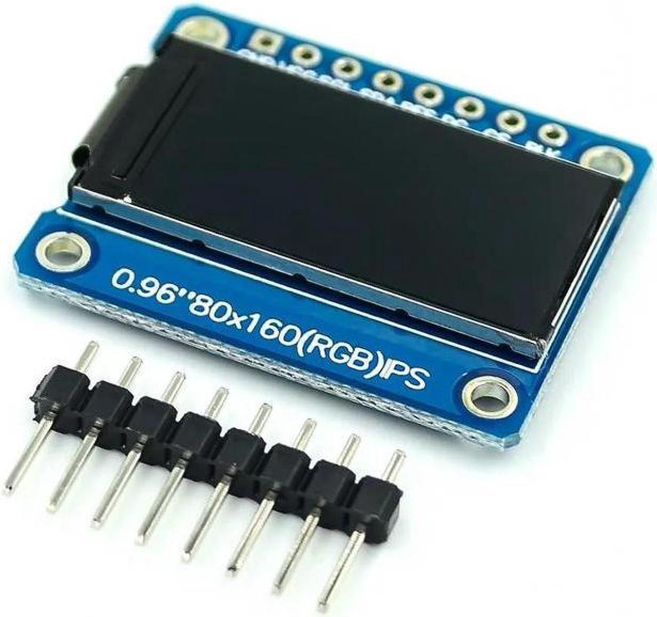 Alt view image 3 of 3 - BUCIER 1pcs TFT Display 0.96 inch IPS 7P SPI HD 65K Full Color LCD Module ST7735 Drive IC 80*160 (Not OLED) Forarduino