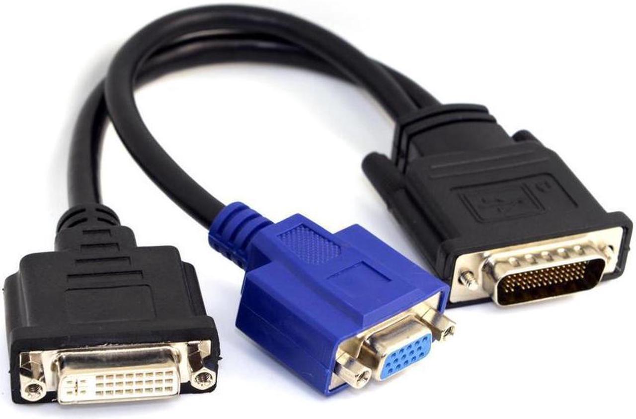 Main image of BUCIER DMS-59 Male to DVI 24+5 Female & VGA RG 15pin Female Splitter Extension 15cm