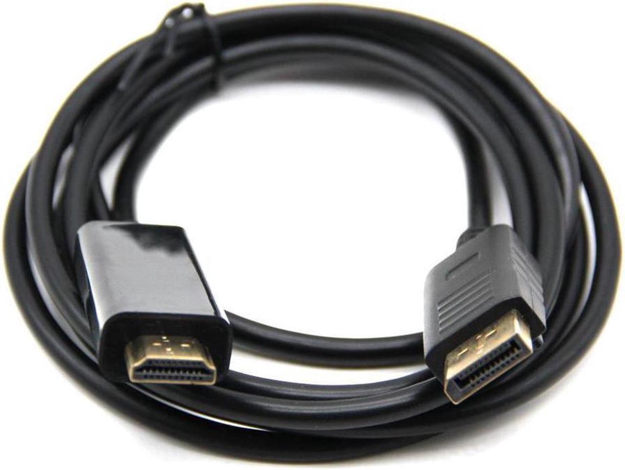 BUCIER DisplayPort to HDMI-compatible Cable 1.8M 1080P Display Port DP Cable for Connecting Laptop to HDTVs Projector