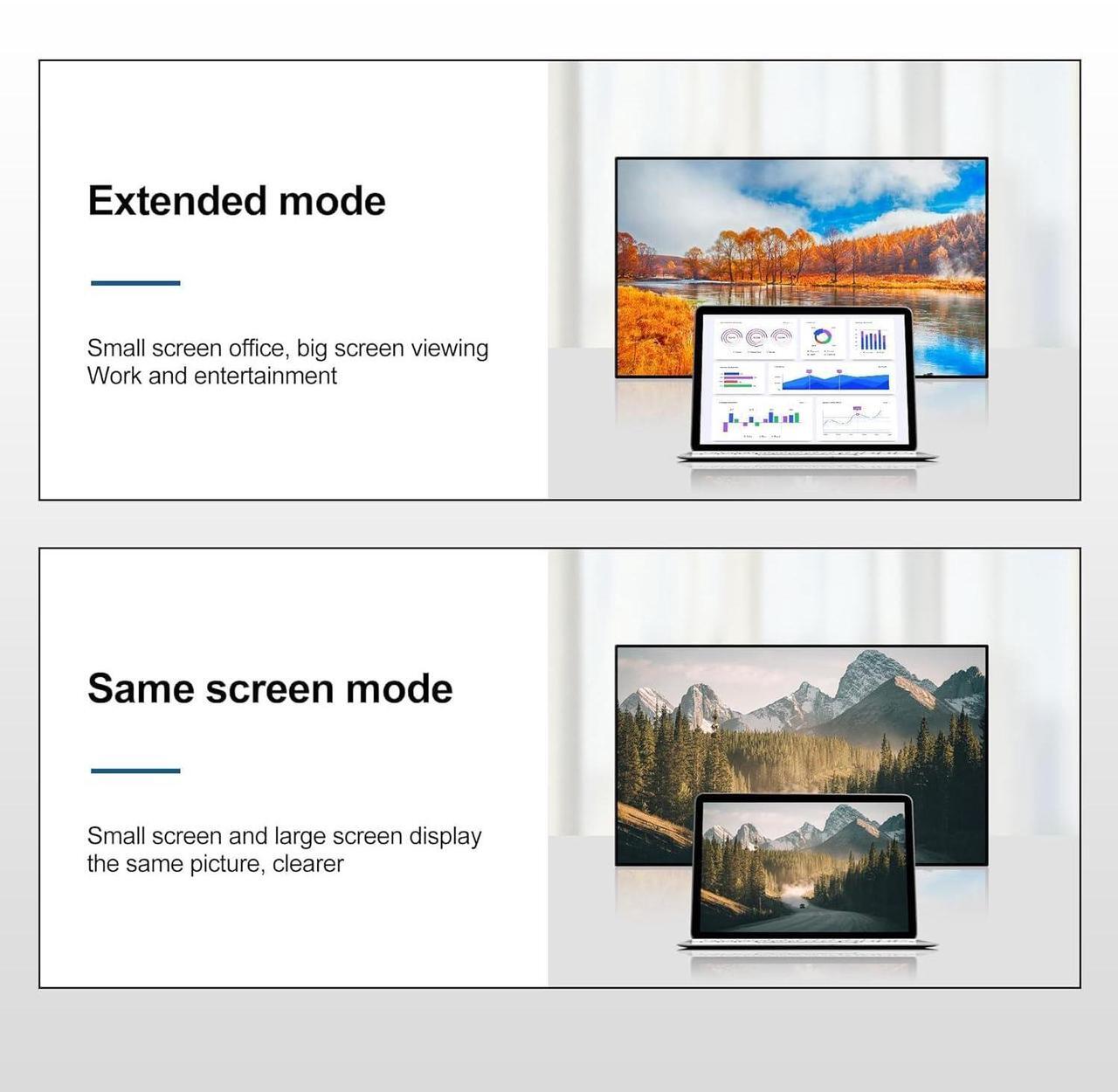Alt view image 6 of 7 - Mini DisplayPort to DisplayPort 2.1 Cable, Mini DP to DP Cord Supports 16K@60Hz/ 8K@120Hz/ 4K@240Hz Display, Bi-Directional, HDR for Apple MacBook, Doesnt Work with Thunderbolt 3/4/5 Ports (3.3 ft)