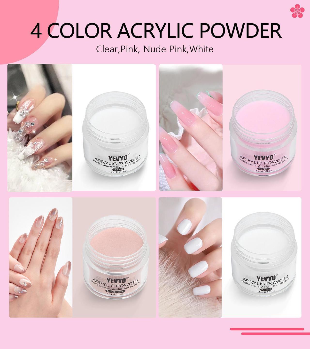 Alt view image 3 of 7 - Acrylic Nail Starter Kit with Drill - Start Your Nail Art Adventure Acrylic Nail Starter Kit with Drill - Begin Your Nail Art Journey Acrylic Nail Kit with Drill - Salon-Quality Nails Made Easy