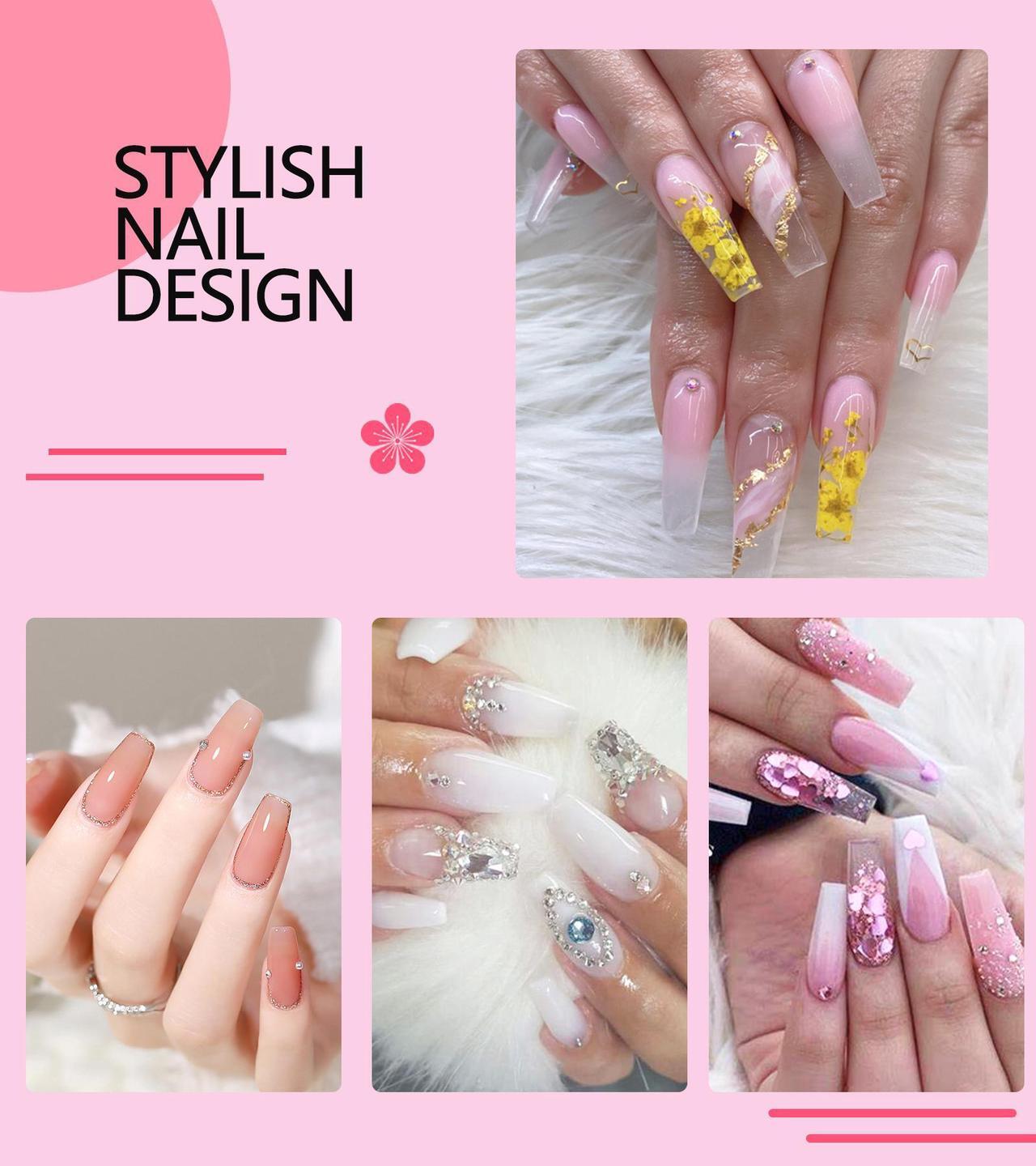 Alt view image 6 of 7 - Acrylic Nail Starter Kit with Drill - Start Your Nail Art Adventure Acrylic Nail Starter Kit with Drill - Begin Your Nail Art Journey Acrylic Nail Kit with Drill - Salon-Quality Nails Made Easy