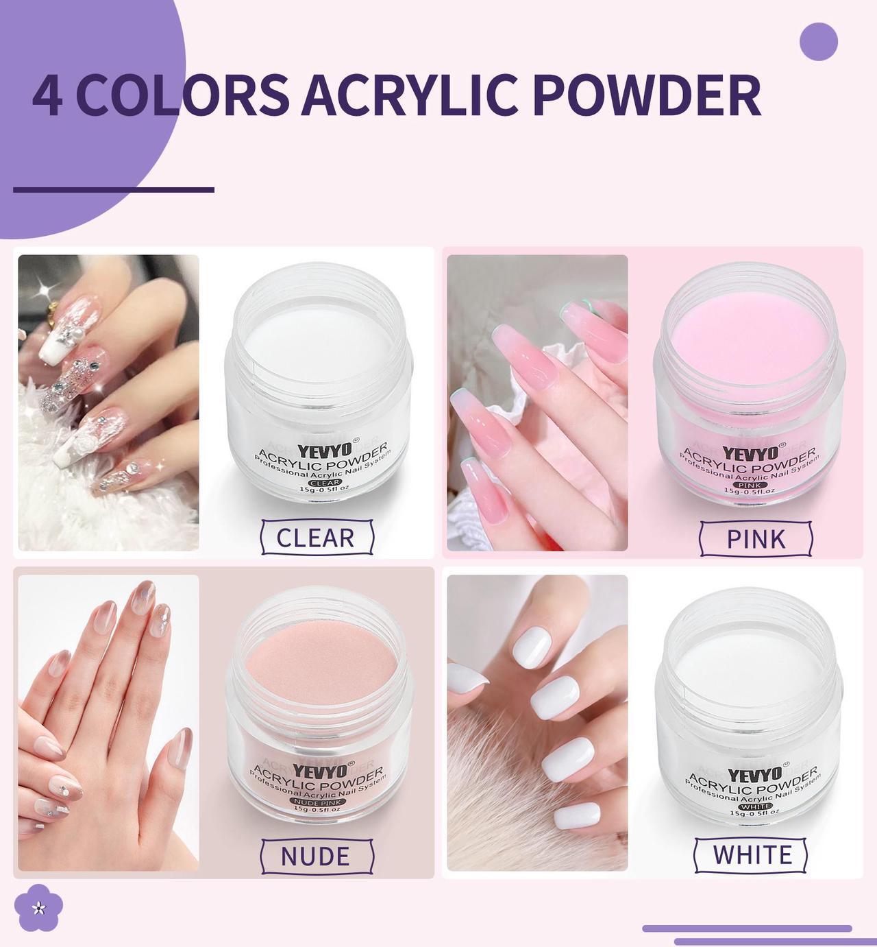 Alt view image 2 of 7 - Acrylic Nail Kit with Everything Included - Perfect for Beginners and Nail Artists Beginner's Nail Kit - Acrylic Set with Practice Hand and High-Quality Tools