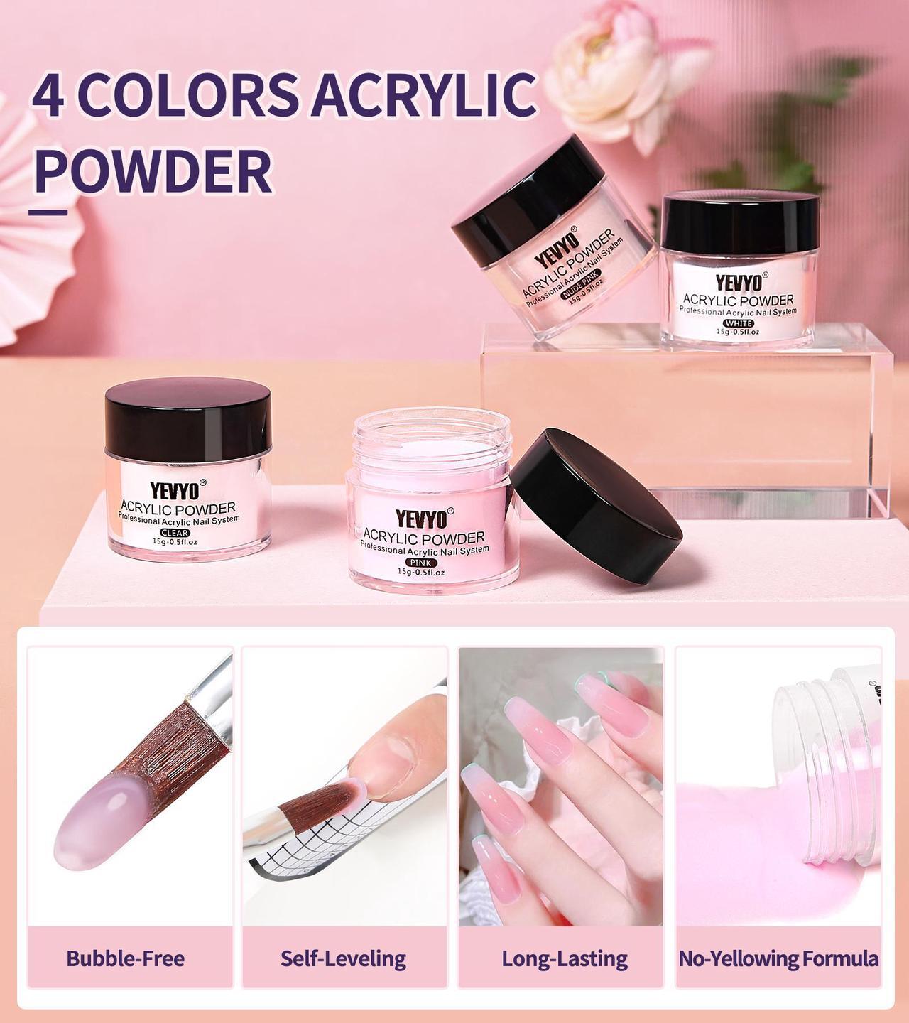 Alt view image 4 of 7 - Acrylic Nail Kit with Everything Included - Perfect for Beginners and Nail Artists Beginner's Nail Kit - Acrylic Set with Practice Hand and High-Quality Tools