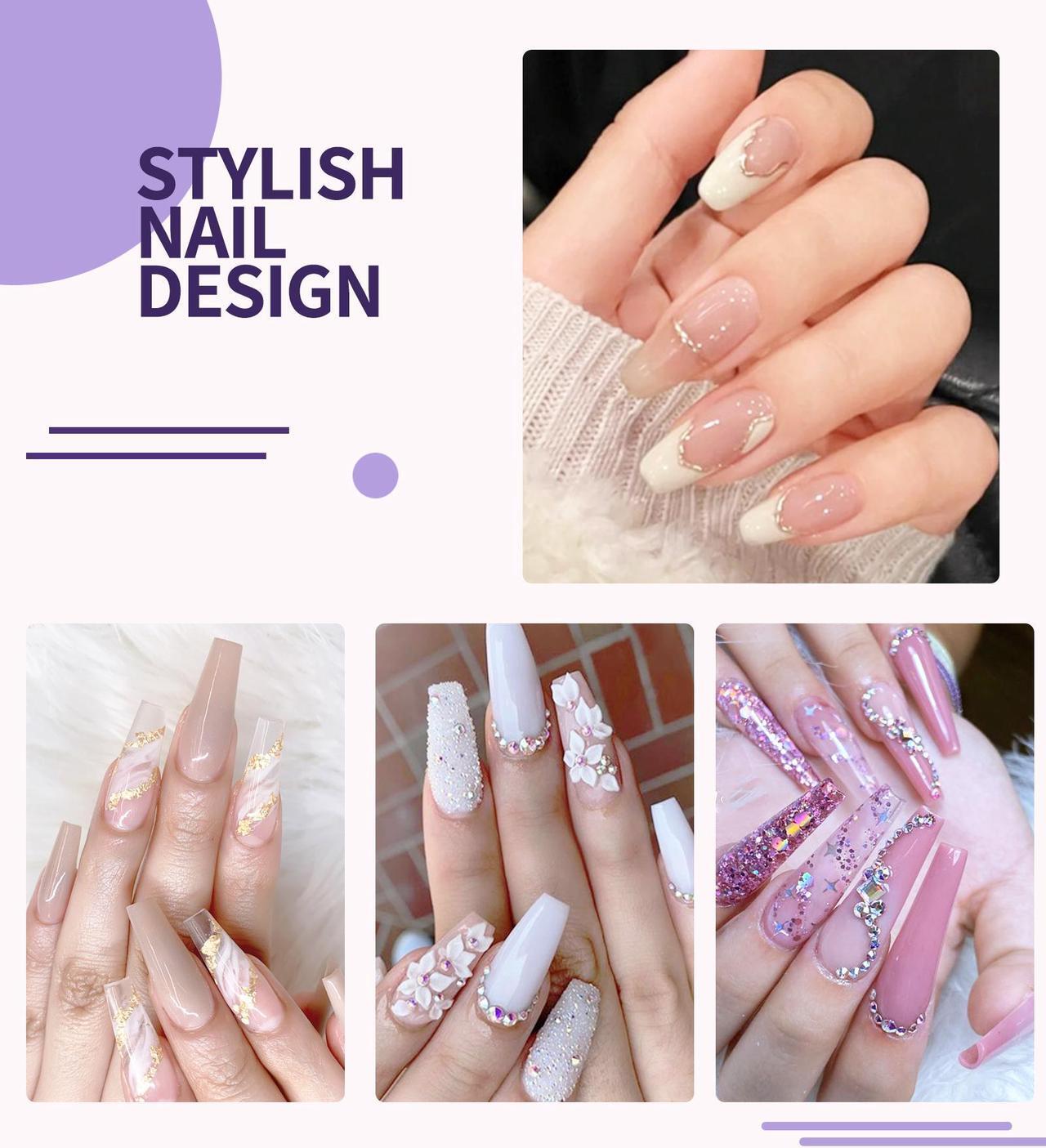 Alt view image 5 of 7 - Acrylic Nail Kit with Everything Included - Perfect for Beginners and Nail Artists Beginner's Nail Kit - Acrylic Set with Practice Hand and High-Quality Tools
