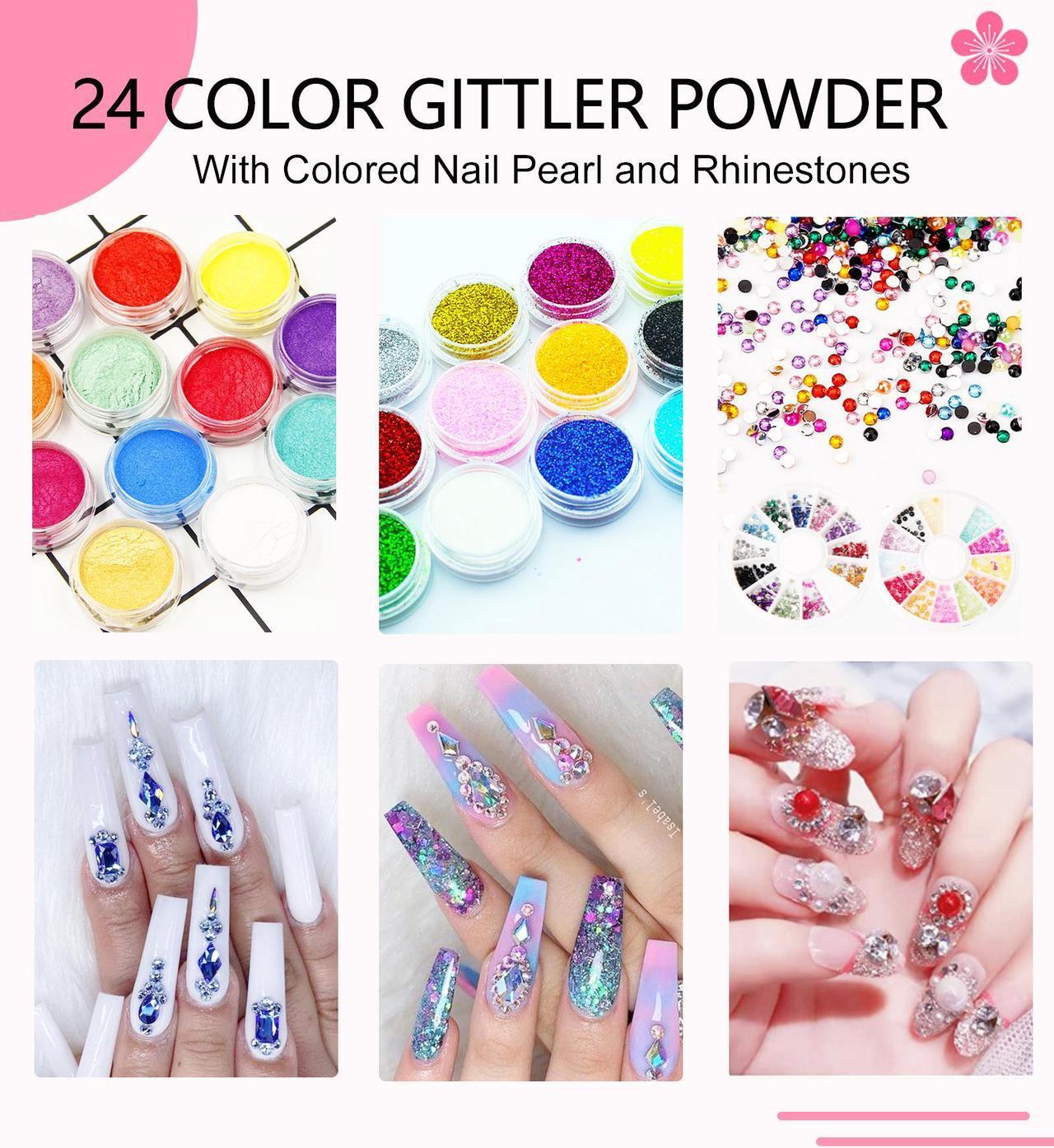 Alt view image 3 of 6 - Acrylic Nail Kit for Beginners - Complete Set with Tools and Accessories All-In-One Nail Kit Set - Professional Acrylic System for Perfecting Nail Art Techniques