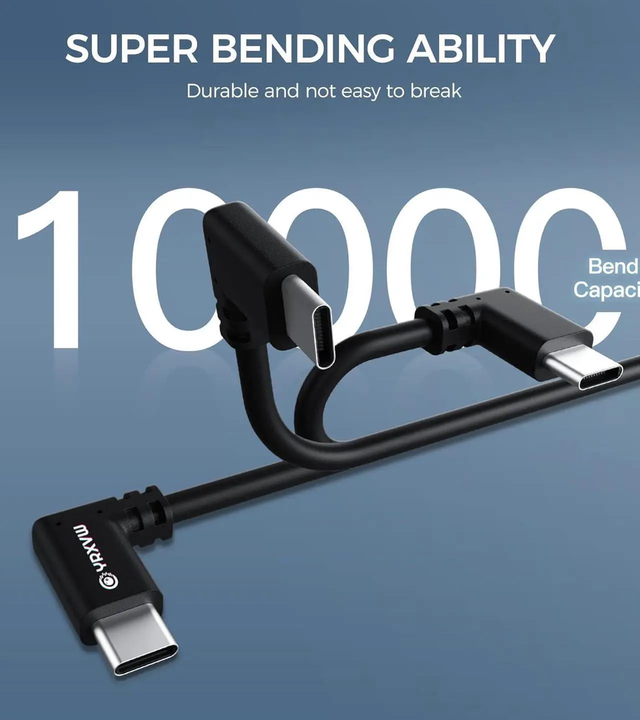 Alt view image 7 of 7 - Link Cable 10FT for Oculus Quest 3/2/Pro Accessories, High Speed Data Transfer Type C Replacement Charging Cable, USB C to USB C 3.2 Fast Charger Cord for Meta Oculus 3/2 Accessories(10FT)