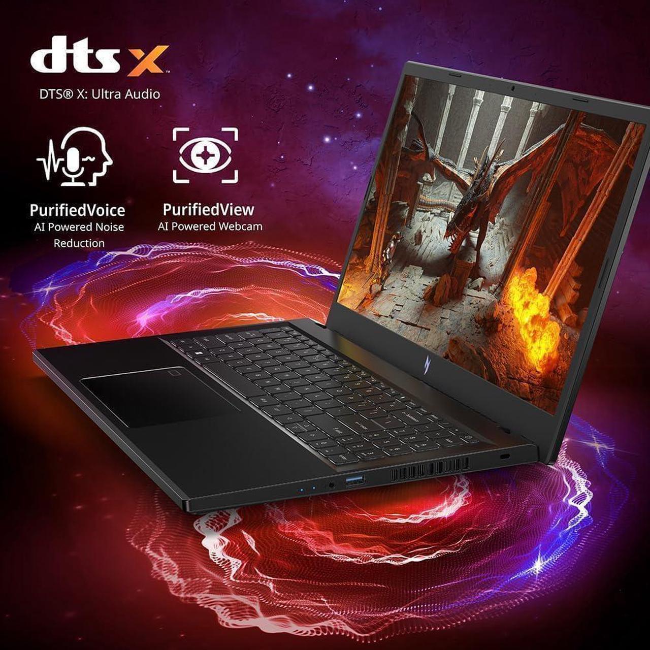 Alt view image 6 of 7 - acer Nitro V 15 Premium Gaming Laptop, Intel 14-Core i9-13900H, 15.6" 144Hz FHD IPS Display, NVIDIA GeForce RTX 4060 8GB GDDR6, 32GB DDR5 RAM, 1TB SSD, W/128GB Portable SSD, Windows 11 PRO