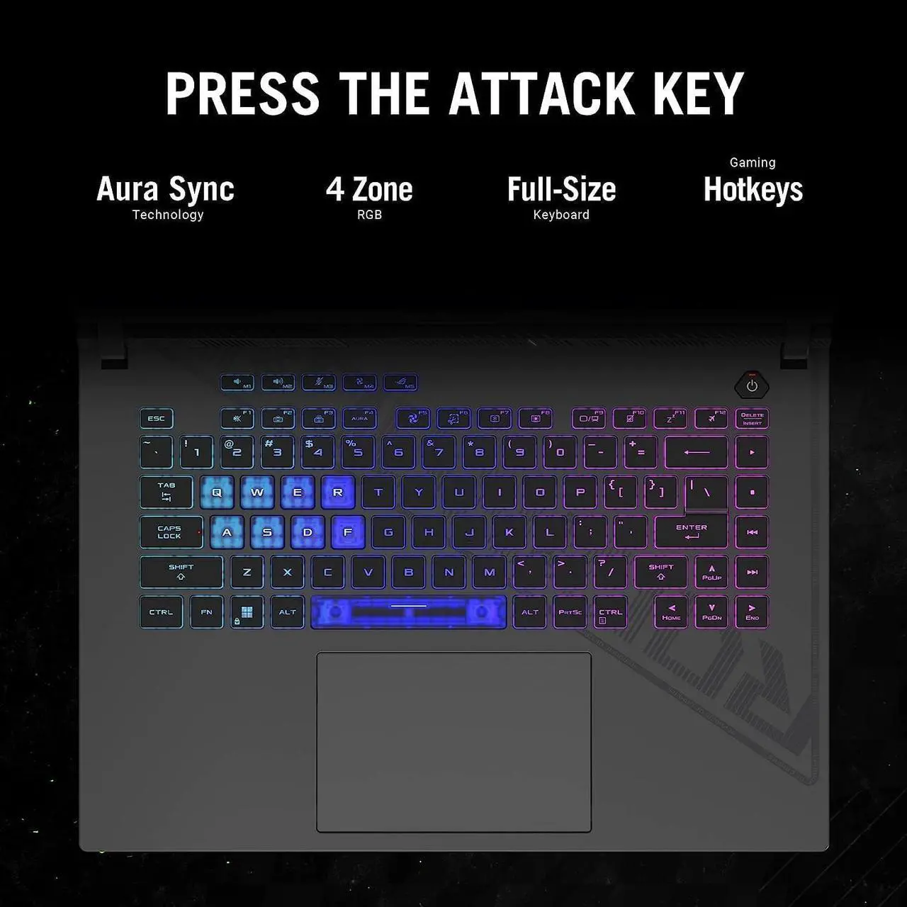 Alt view image 5 of 7 - 2023 Newest ASUS ROG Strix G16 16" WUXGA 165Hz Gaming Laptop, NVIDIA GeForce RTX 4060, Intel Core i7-13650HX(Beats i9-12900HX), 32GB LPDDR5, 1TB PCIe SSD, RGB Keyboard 1 TB PCIe 32GB