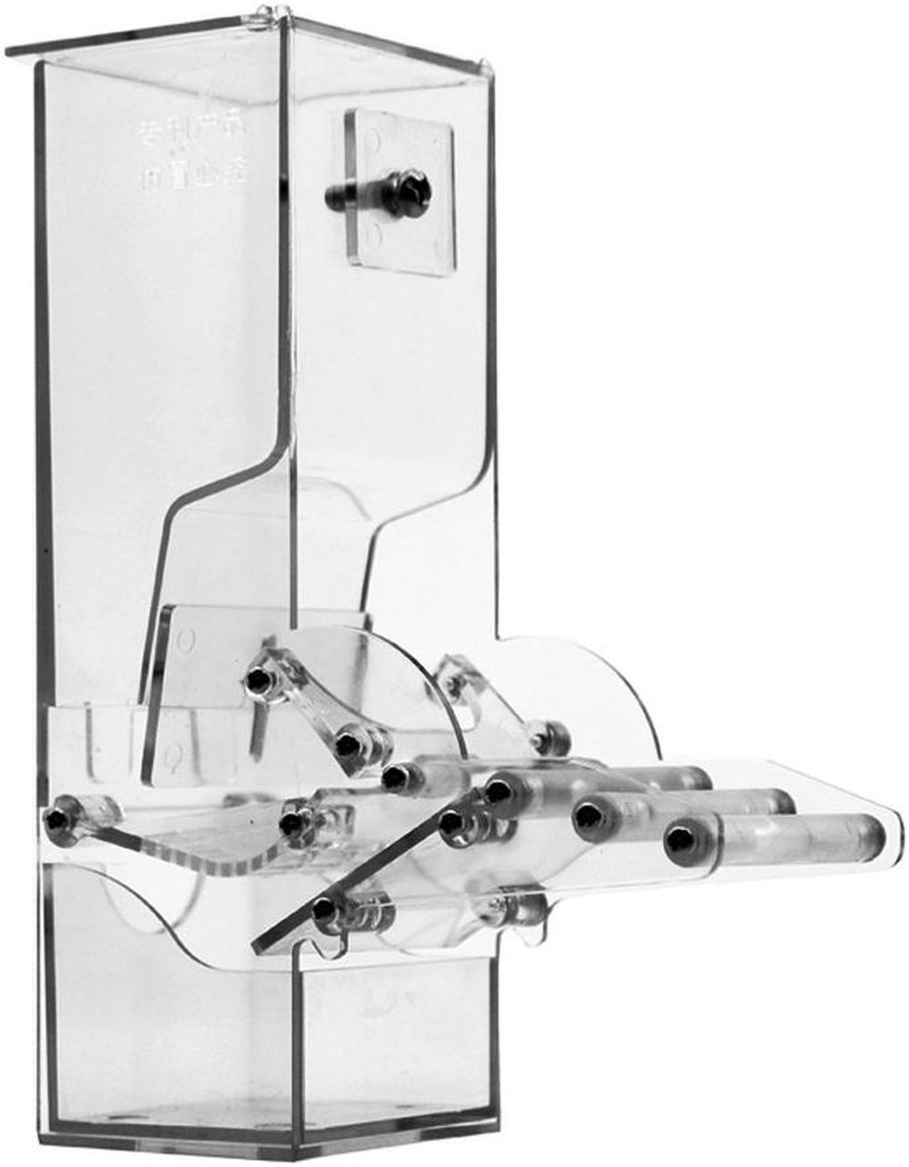 Main image of No Mess Bird Cage Feeders Automatic Parrot Seed Tube Birds Cage Accessories for Parakeet Canary Cockatiel Finch,Free Install,No Fragile