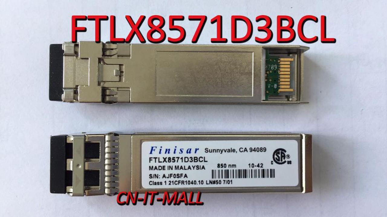 Pulled FTLX8571D3BCL SFP+SR/SW 10Gb/s 850nm Multimode SFP+ Transceiver