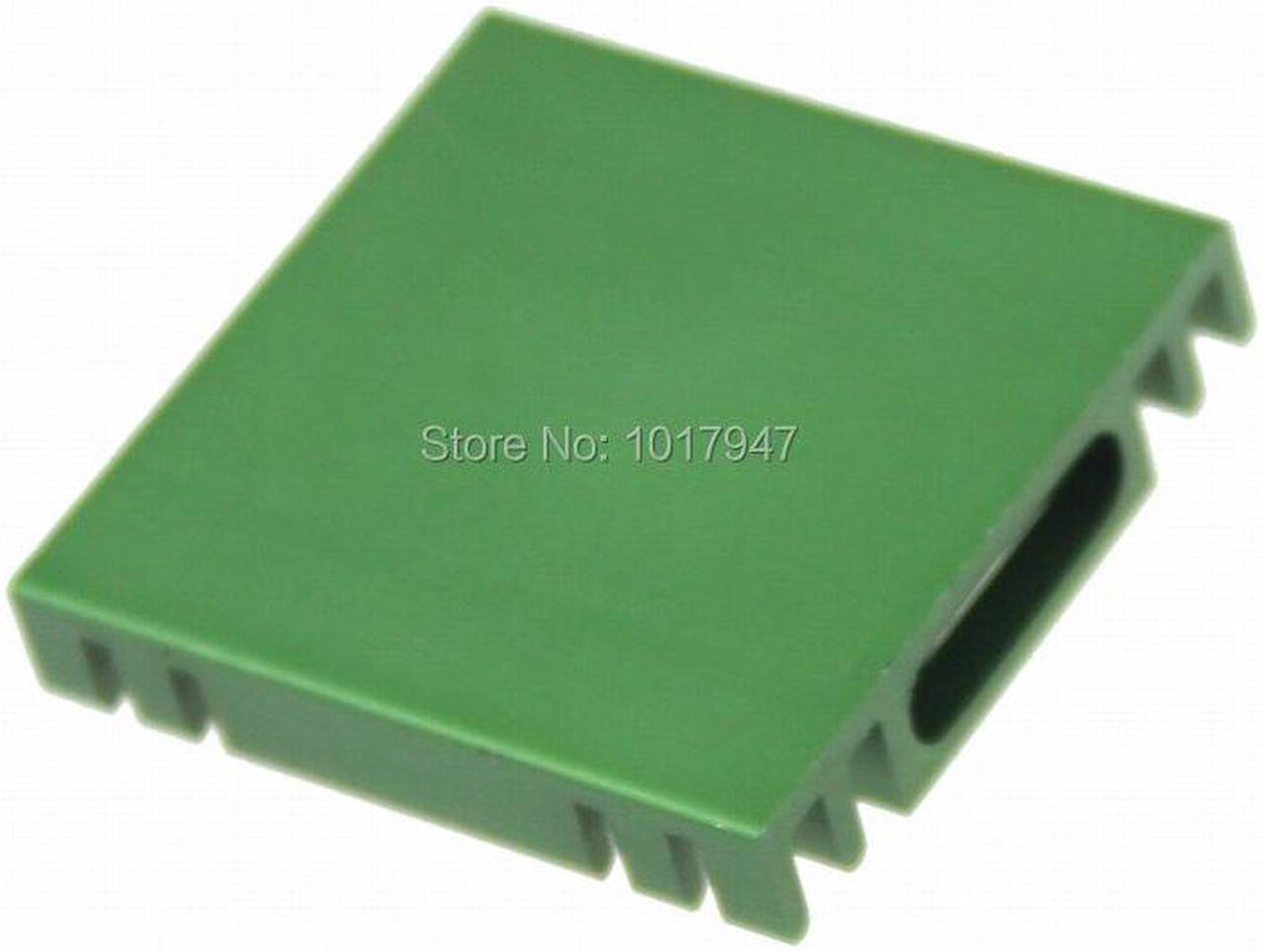 Alt view image 3 of 4 - 20 Pieces lot 28x28x6mm Heatsink Cooling Fin Aluminum Heat Sink