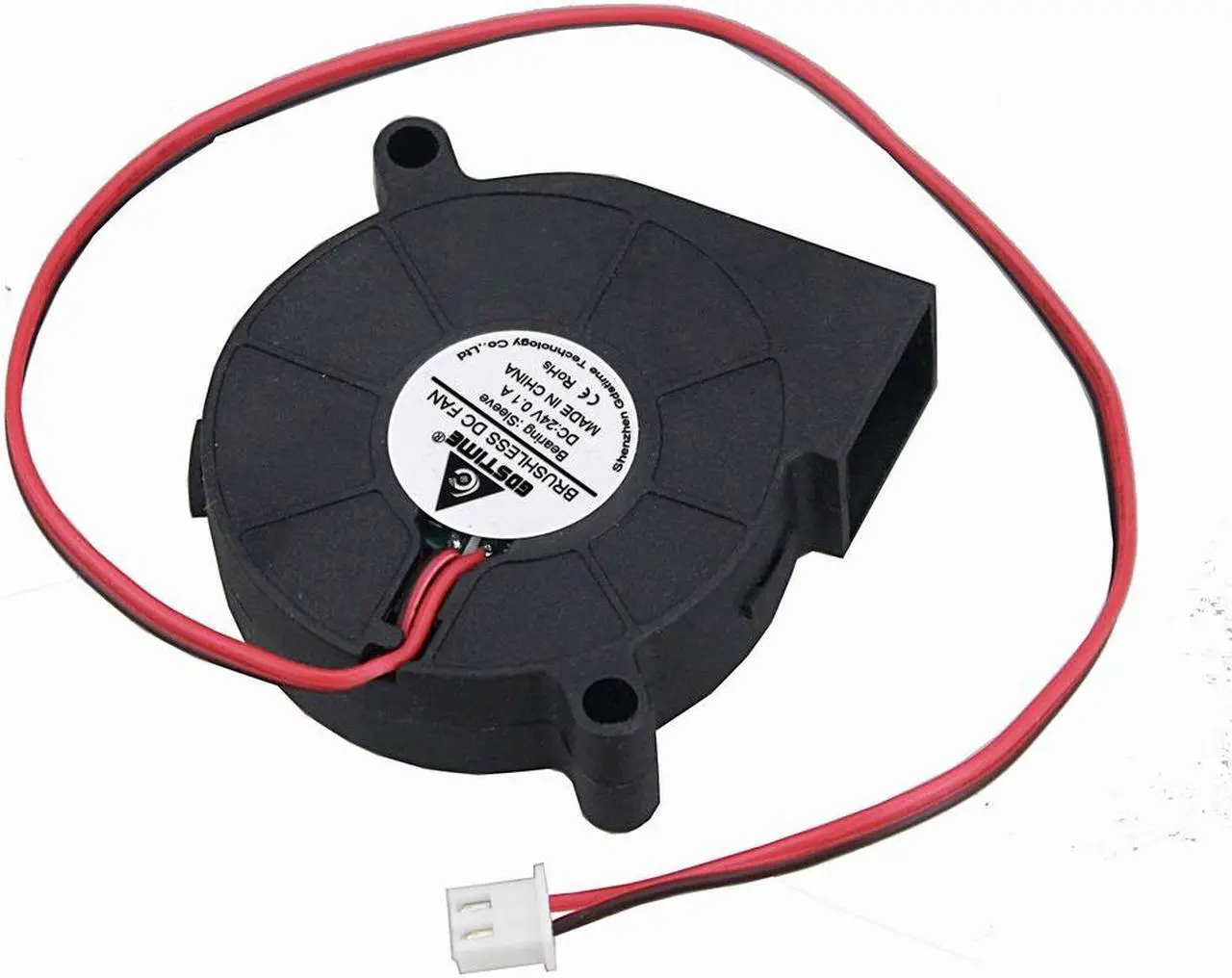 Alt view image 4 of 6 - 5 pcs lot 50mm x 15mm 5cm Radial Computer DC Fans 24V Blower Fan Cooler
