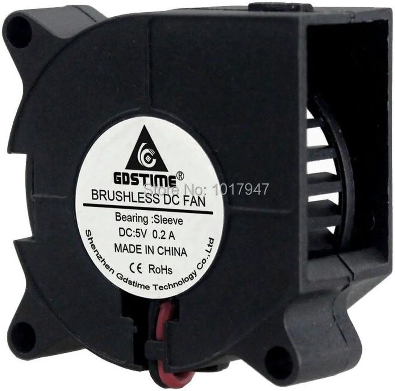 Alt view image 3 of 6 - 5 pieces lot DC 5V 2pin Dust Centrifugal Turbine Fans Blower Cooling Fan 40mm x 20mm 4cm