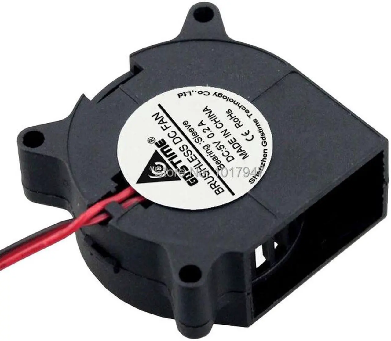 Alt view image 2 of 6 - 5 pieces lot DC 5V 2pin Dust Centrifugal Turbine Fans Blower Cooling Fan 40mm x 20mm 4cm