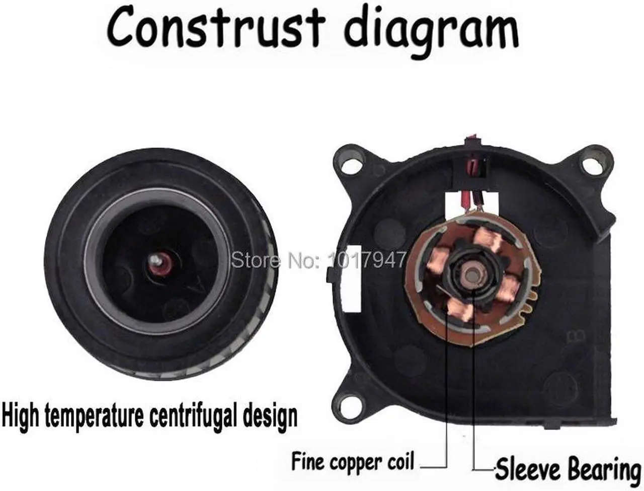 Alt view image 6 of 6 - 5 pieces lot DC 5V 2pin Dust Centrifugal Turbine Fans Blower Cooling Fan 40mm x 20mm 4cm