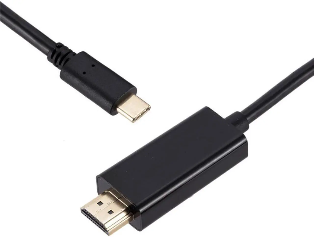 Alt view image 5 of 6 - USB 3.1 Usb C To HDMI-compatible 4K Adapter Cable 1.8M Type C To HDMI-compatible Cable for MacBook Samsung