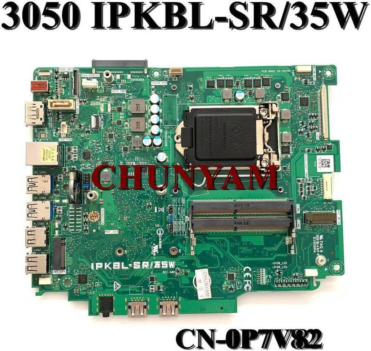 Dell OptiPlex 3050 AIO Desktop Motherboard P7V82 LGA1151 DDR4 SDRAM Intel CPU