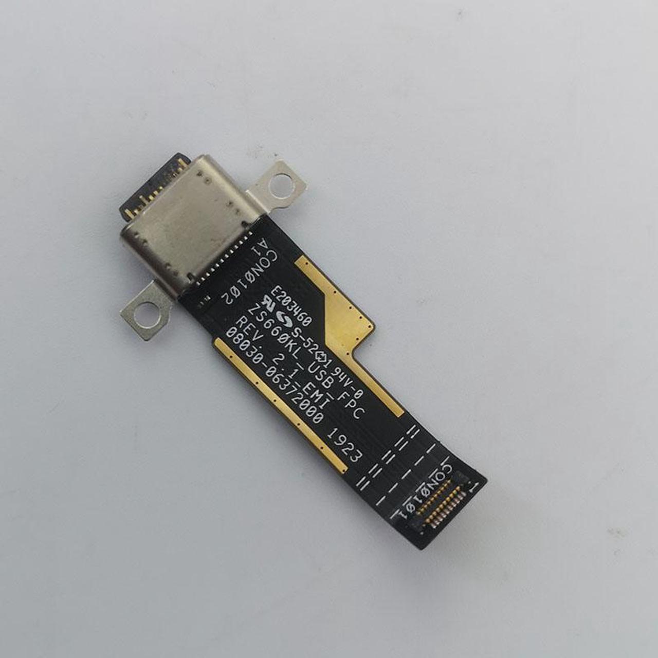 ROG Phone 2 Dock Charge Charging Connector Board For Asus ROG Phone II ZS660KL USB Charger Port Flex Ribbon Cable Replacement