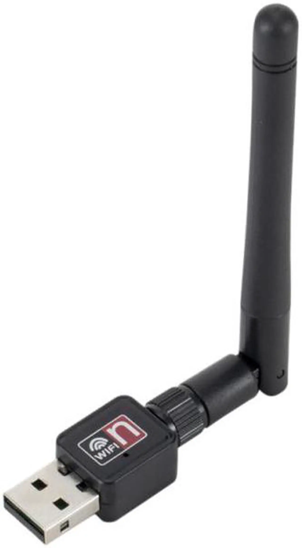 Main image of USB Wifi Adapter Mini Wireless Network Card Dongle with Additional Antenna for Desktop Laptop